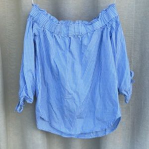 Off-the-shoulder blouse